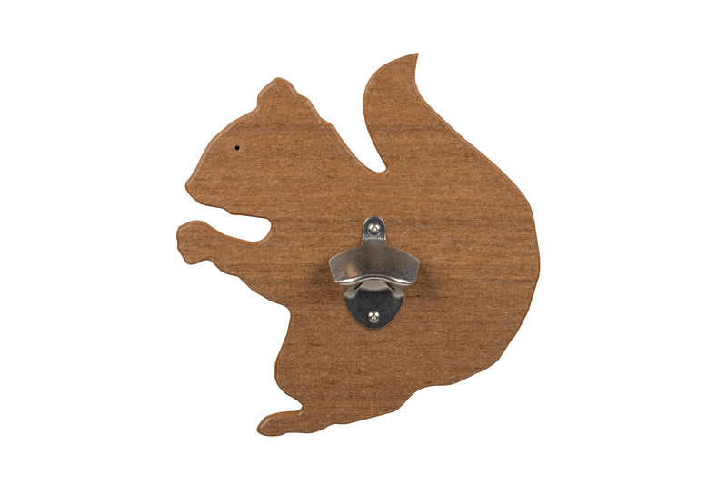 Mahogany Squirrel Poly Wildlife Bottle Opener