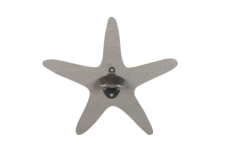 Driftwood Starfish Sea Quest Nautical Bottle Opener