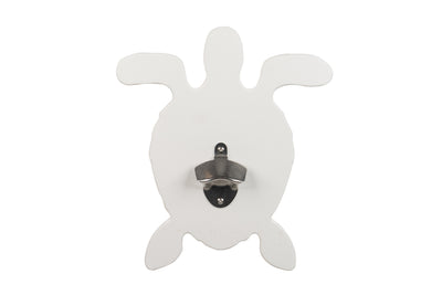 White Sea Turtle Sea Quest Nautical Bottle Opener