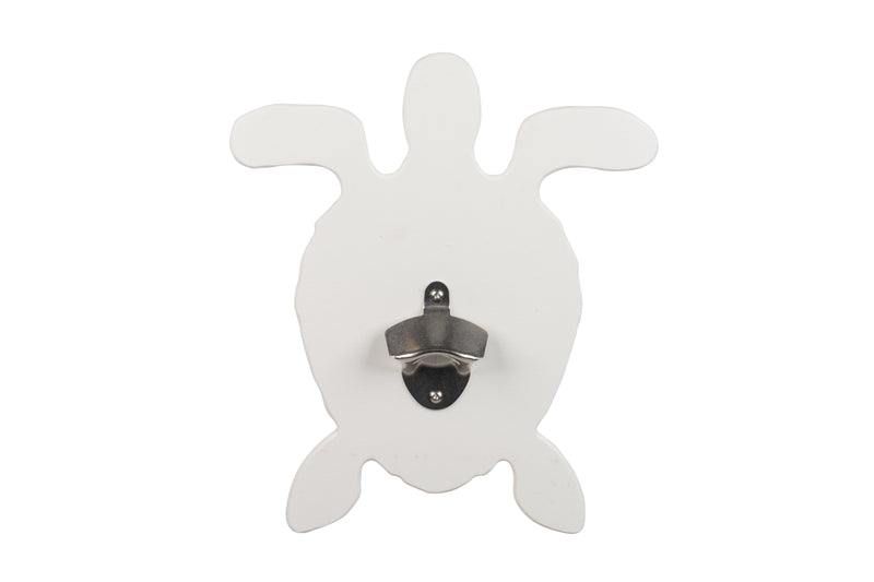 White Sea Turtle Sea Quest Nautical Bottle Opener
