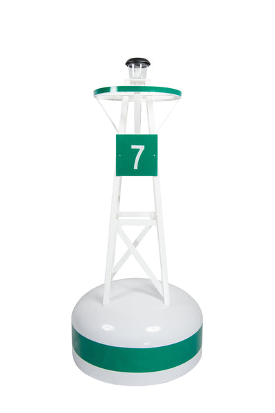 Green Large Yard Buoy by Beaver Dam Woodworking. 