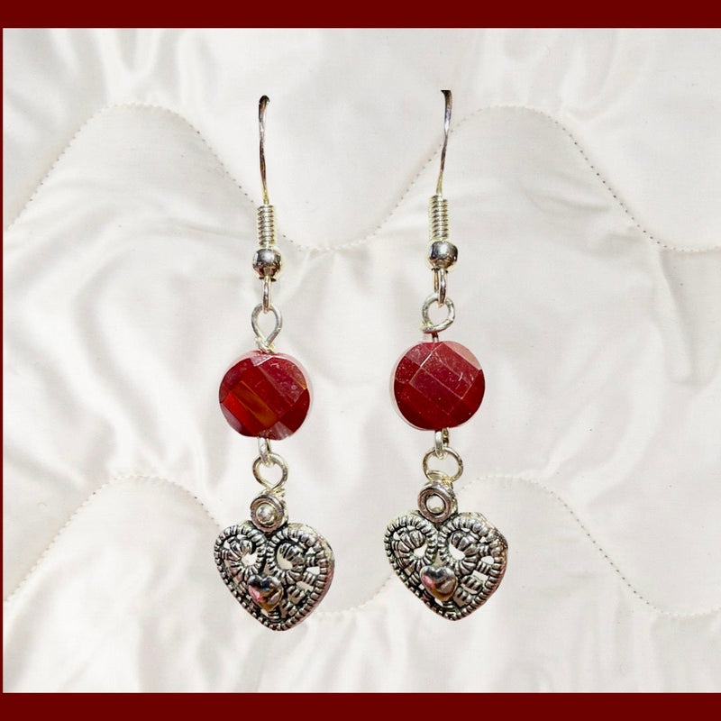 Heart Charm Earrings