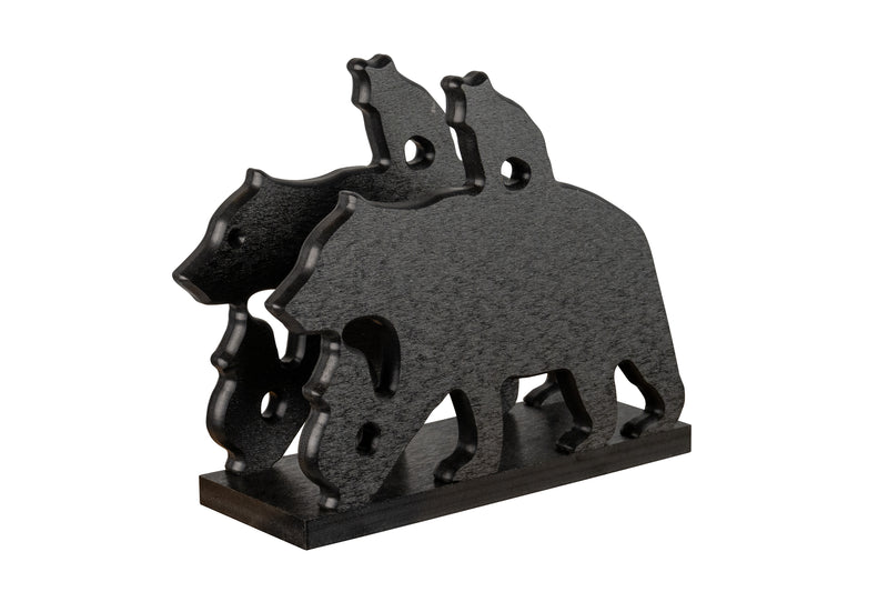 Black bear with cubs Wildlife Collection Napkin Holders