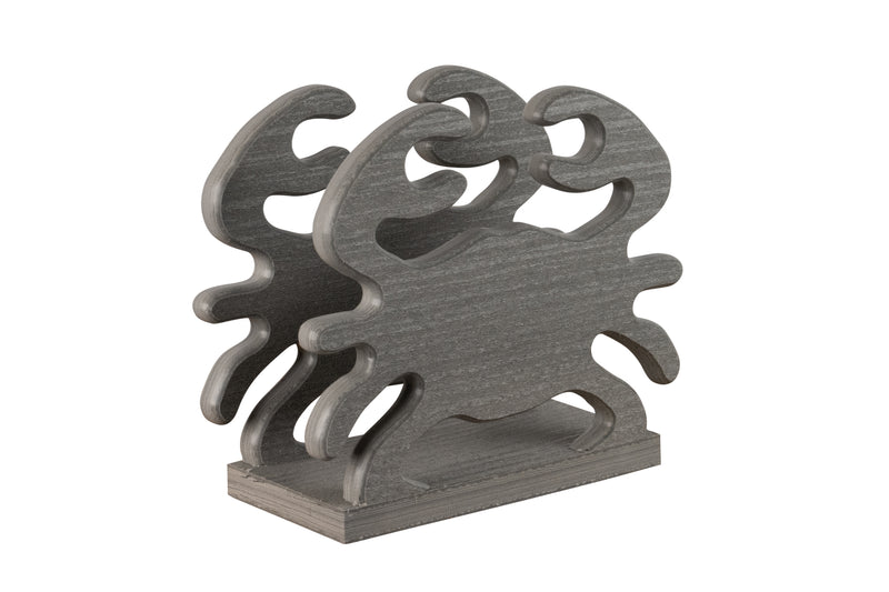 Driftwood crab nautical collection napkin holders