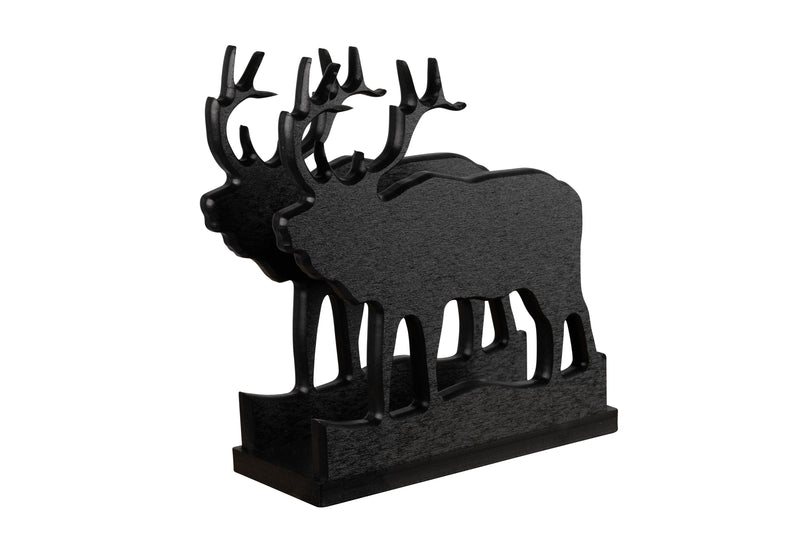 Black elk Wildlife Collection Napkin Holders
