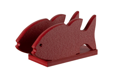 Cardinal red fish nautical collection napkin holders