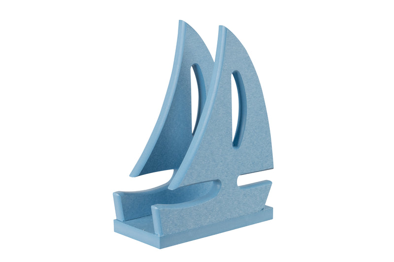 Powder blue sailboat nautical collection napkin holders