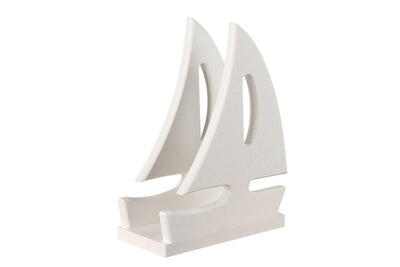 White sailboat nautical collection napkin holders