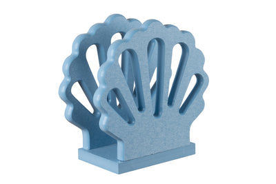 Powder blue seashell nautical collection napkin holders