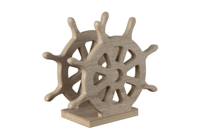 Birchwood ships wheel nautical collection napkin holders