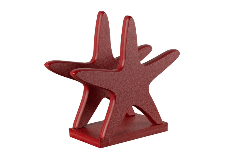 Cardinal Red starfish nautical collection napkin holders