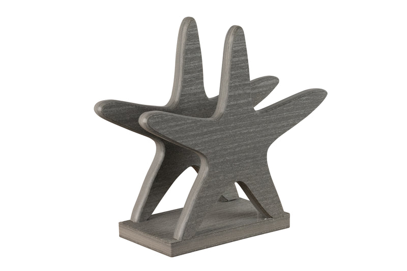 Driftwood starfish nautical collection napkin holders