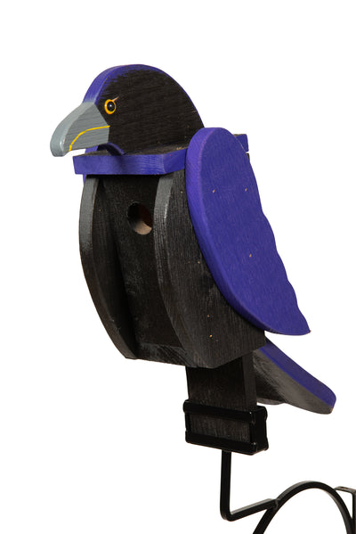 Raven Wooden Birdhouse