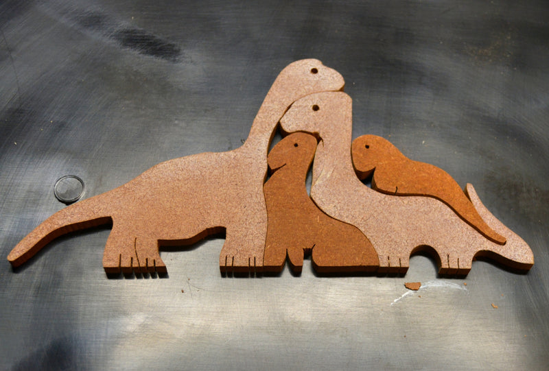 Family of Dinosaurs Wooden Animal Puzzles