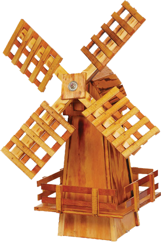 Small Wooden Windmills from Beaver Dam Woodworks
